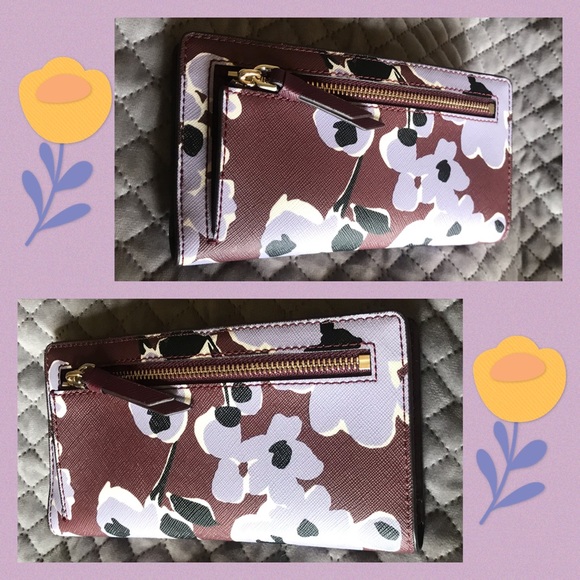 ✨KATE SPADE✨Slim Bifold Floral Wallet NEW - Picture 8 of 10